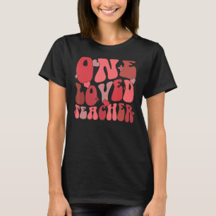 Camiseta Um Adorado Professor Retro Groovy Love Namorados D