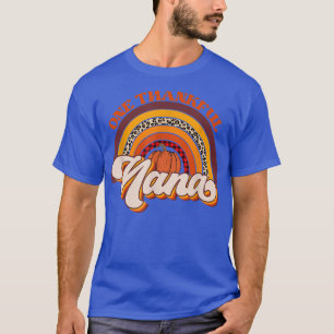 Camiseta Um Agradável Nana Pumpkin Rainbow Caiu outono do Q