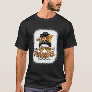 Camiseta Um agradecido Bibliotecário Mensageiro Bun Call Aç