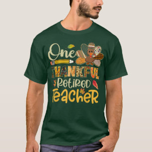 Camiseta Um agradecido professor aposentado, Obrigados-leop