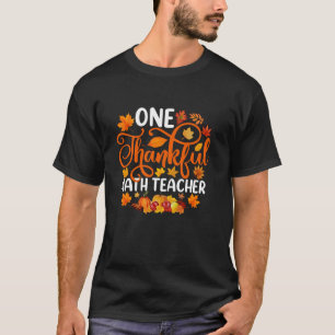 Camiseta Um agradecido professor de matemática Engraçado Ob
