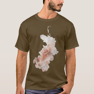 Camiseta Um Agrupamento De Prata Rosa E Branca Como Em