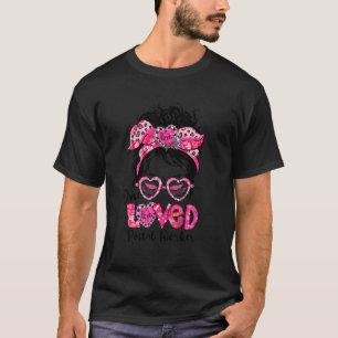 Camiseta Um amado trabalhador postal Messy Bun Women Namora