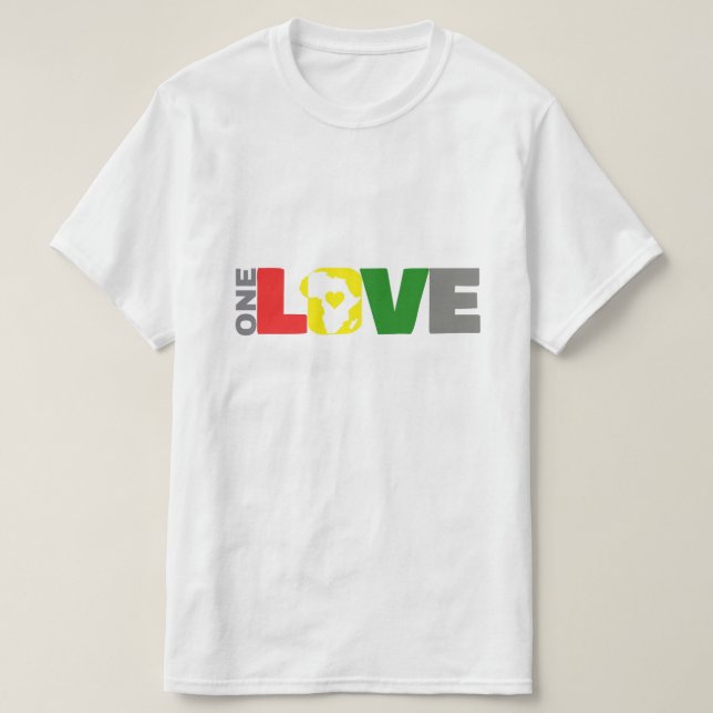 CAMISETA UM AMOR-ÁFRICA (Frente do Design)