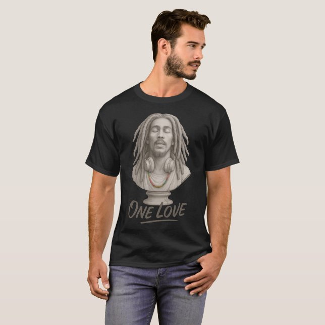 Camiseta Um Amor – Espírito Reggae em Pedra (Frente Completa)