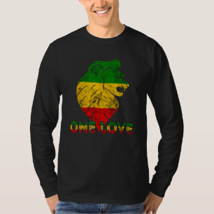 Camiseta Um Amor Rasta Reggae Leão de Judá Rastafário Hi