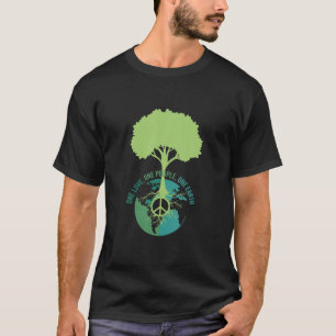 Camiseta Um Amor Uma Pessoas Uma Terra, Salve O Ambiente