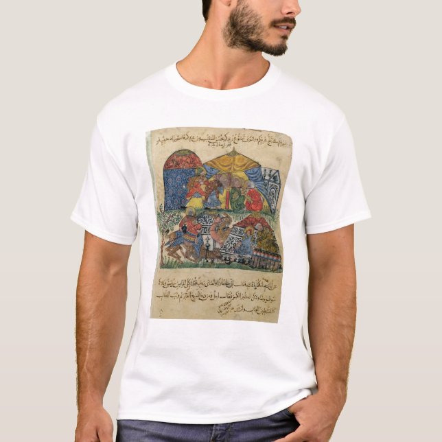 Camiseta Um ancião e um homem novo (Frente)