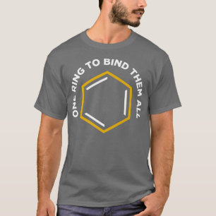 Camiseta Um Anel Para Vinculá-Los A Todos Ciência Da Químic