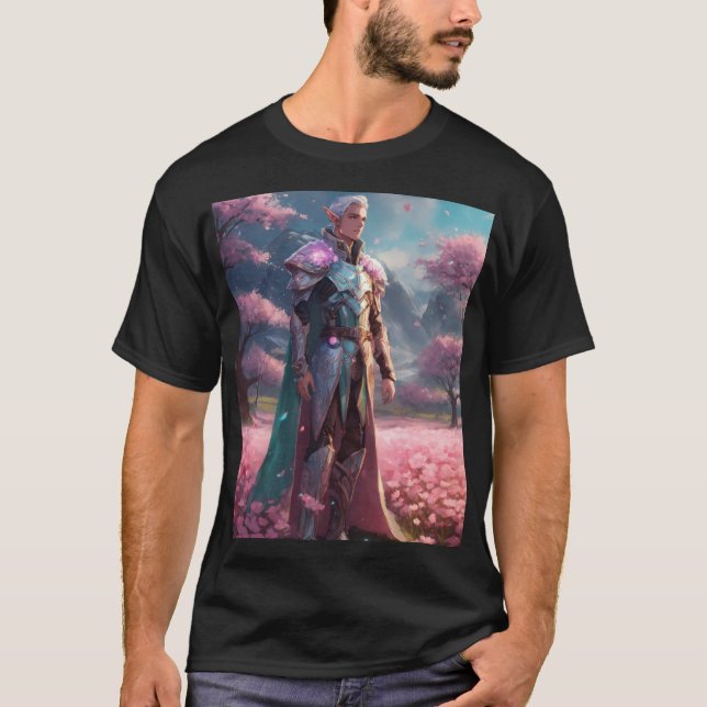Camiseta Um ângulo do diabo masculino (Frente)