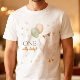 Camiseta Um Aniversário Bobalhão do Papai Ganso na Fazenda 