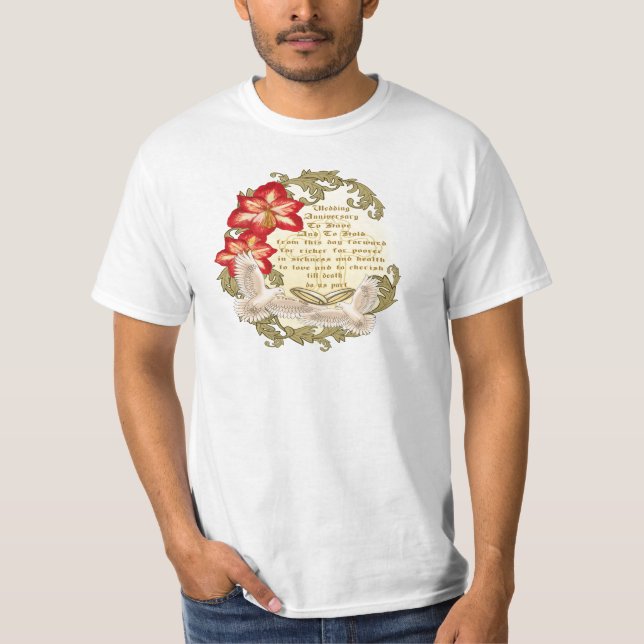 Camiseta Um Aniversário de Casamento (Frente)