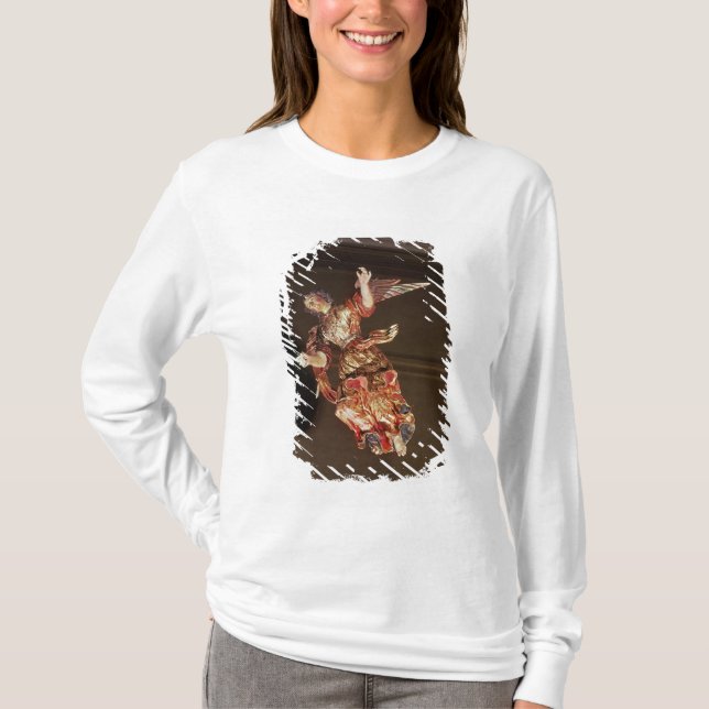 Camiseta Um anjo acima do altarpiece (Frente)