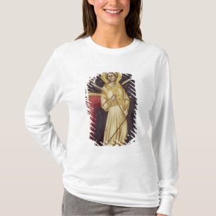 Camiseta Um anjo com um demónio em uma corrente