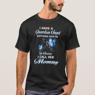 Camiseta Um Anjo Guardião a vigiar-me no Céu.