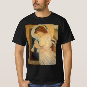 Camiseta Um Anjo Tocando uma Flauta de Burne Jones