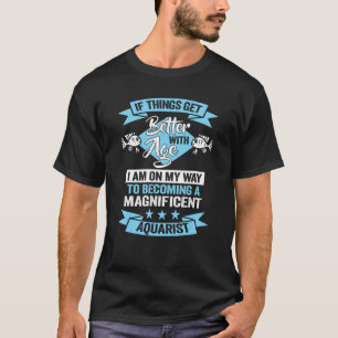 Camiseta Um Aquarista Magnífico Mantendo Peixes Aquarista