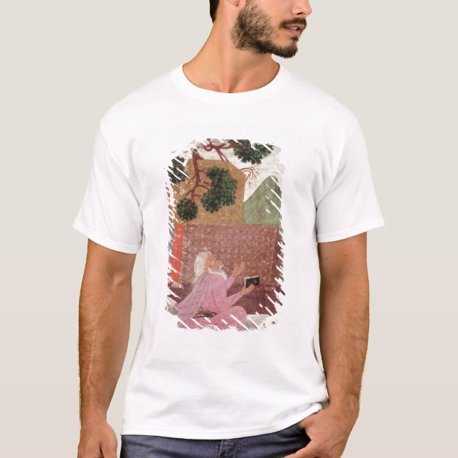 Camiseta Um ascetic em um tigerskin (Frente)