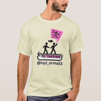 CAMISETA UM ASTRO É NASCIDO INFLUENCIADOR MÍDIA BEGE ROSA U