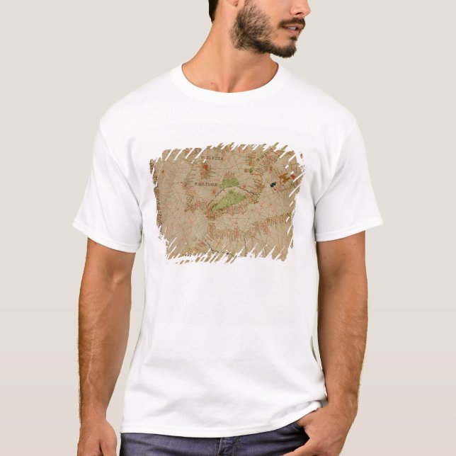 Camiseta Um atlas náutico (Frente)