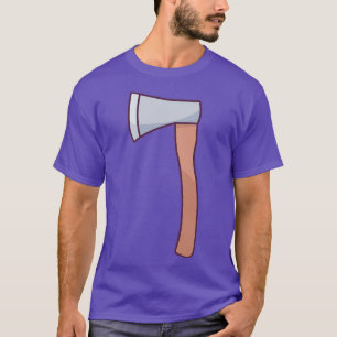 Camiseta Um Ax Sharp com Tirt Clássico com Alça de Madeira