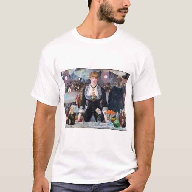 Camiseta Um Bar no Folies-Bergere, Manet (Frente)