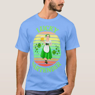 Camiseta um barman sortudo