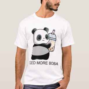 Camiseta Um Bastante Bobaholic Panda Precisa De Mais Boba!