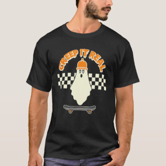 Camiseta Um Bean De Skater Boy Ghost Skateboard
