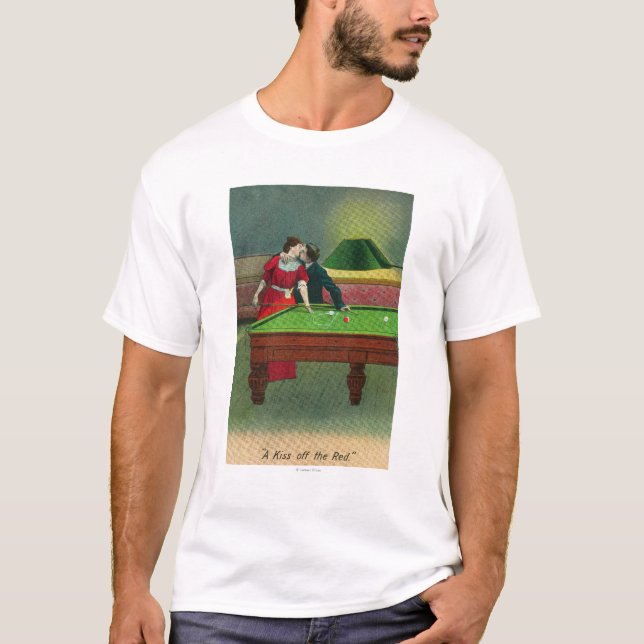 Camiseta Um beijo fora do vermelho (Frente)