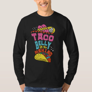 Camiseta Um Belly Ful De Tacos I Fiesta Cinco De Mayo Costu