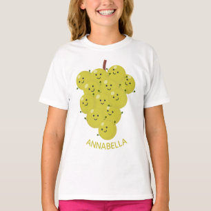 Camiseta Um belo cacho engraçado de ilustração de desenh