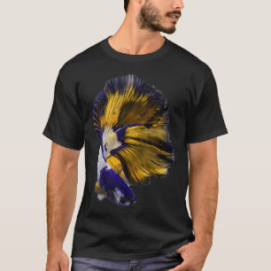 Camiseta Um belo peixe Guppy dourado Guppies fancy tailandê