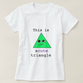 Camiseta Um belo triângulo