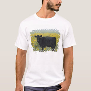 Camiseta Um bezerro entre os girassóis de Nebraska