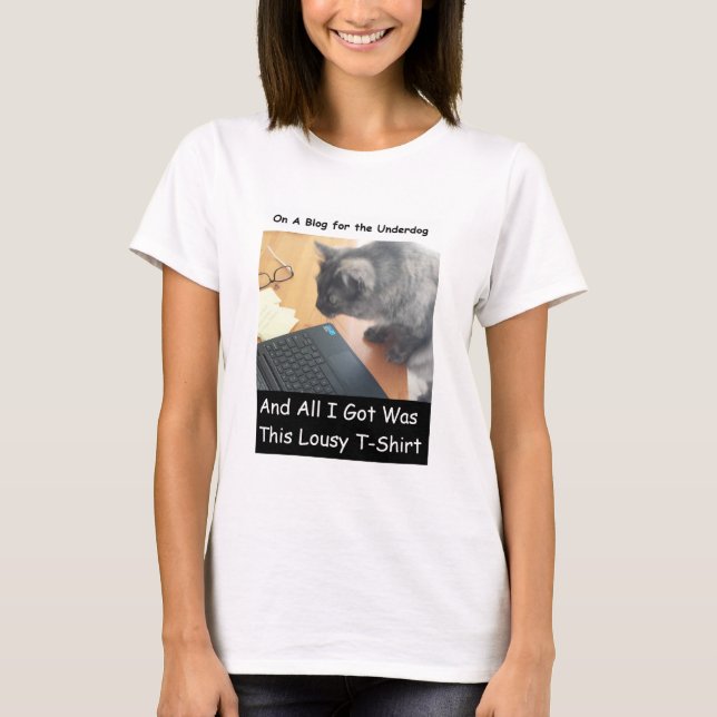Camiseta Um blog para o Underdog T-SHIRT de RoseWrites (Frente)