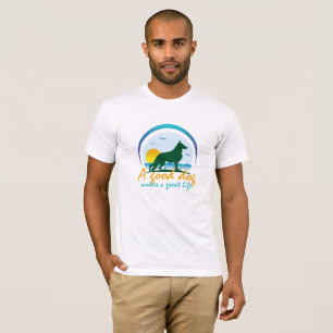 Camiseta Um bom cão faz uma vida excelente