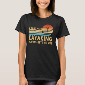 Camiseta Um Bom Duro, Kayaking... me dê uma pá molhada.
