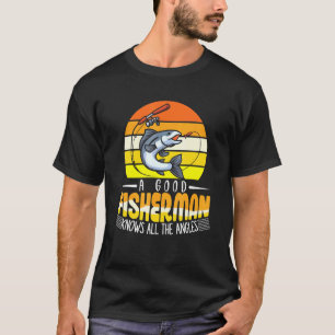 Camiseta Um Bom Pescador Conhece Todos os Ângulos