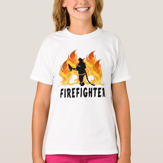 Camiseta Um bombeiro arde (Frente)