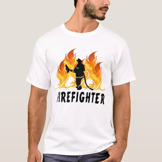 Camiseta Um bombeiro arde (Frente)