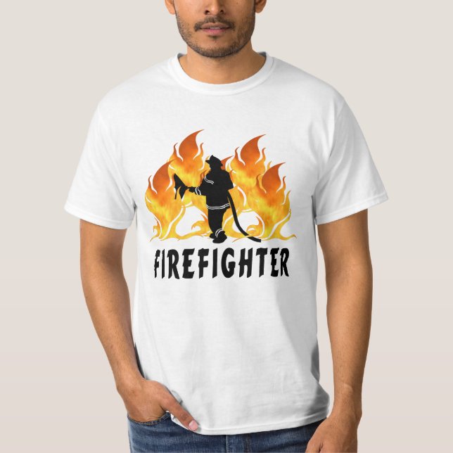 Camiseta Um bombeiro arde (Frente)