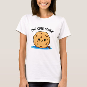 Camiseta Um Bonito Cookie Engraçado Comida
