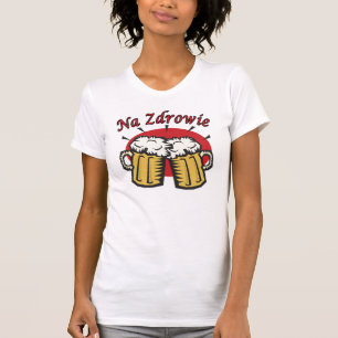 Camiseta Um Brinde Zdrowie Com Perucas De Cerveja
