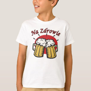 Camiseta Um Brinde Zdrowie Com Perucas De Cerveja