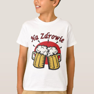 Camiseta Um Brinde Zdrowie Com Perucas De Cerveja