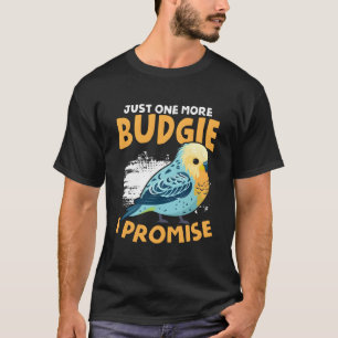 Camiseta Um Budgerigar Periquito Budgie Mais Dono de Pássar