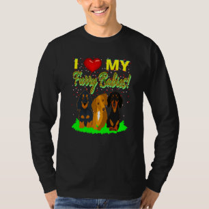 Camiseta Um Cachorro Bonito, Que Adoro Meus Bebês Furtivos!