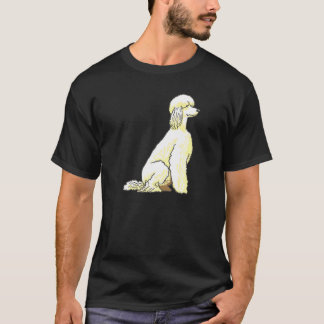 Camiseta Um Cachorro De Poodô Branco Realmente Fluffy