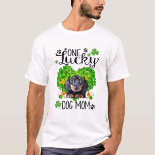 Camiseta Um Cachorro Feliz Mãe Rua Patrick Day Cute Dog Mo